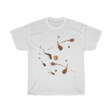 Coffee stains Unisex Cotton T-shirt