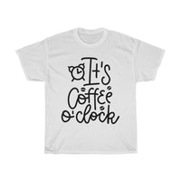 It's coffee o'clock Unisex Cotton T-shirt