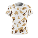 Coffee Women's AOP Cut & Sew T-shirt