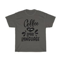 Coffee Love Language Unisex T-shirt