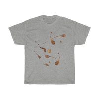 Coffee stains Unisex Cotton T-shirt