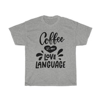 Coffee Love Language Unisex T-shirt