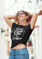 I'll take coffee with my sunshine Unisex  Cotton T-shirt