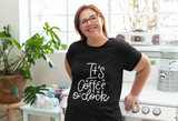 It's coffee o'clock Unisex Cotton T-shirt