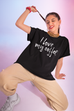 I love my coffee Unisex Cotton T-shirt