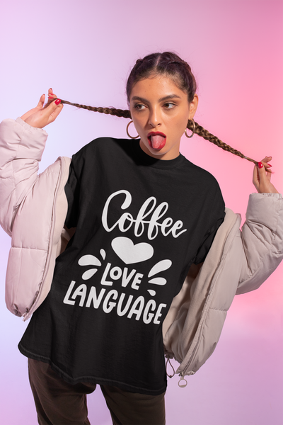 Coffee Love Language Unisex T-shirt