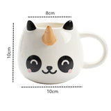 UNIQUE Cute Animal Ceramic Mugs Hand Painted 3D Mugs