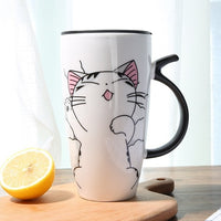 Cute Cat Ceramics Coffee Mug - [HUGE Capacity - 20.3OZ Treat Yourself!]