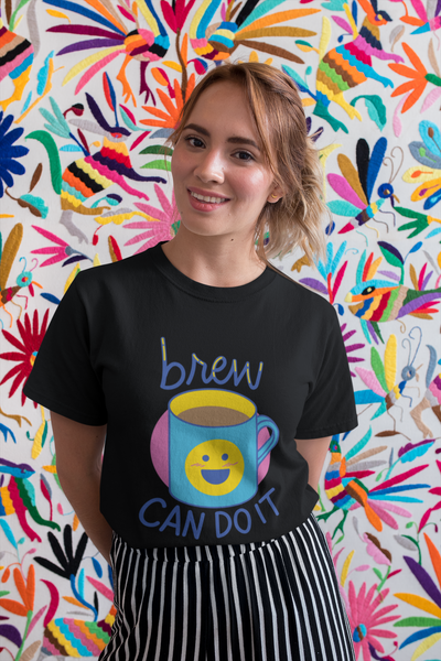 Brew can do it coffee lovers T-shirt