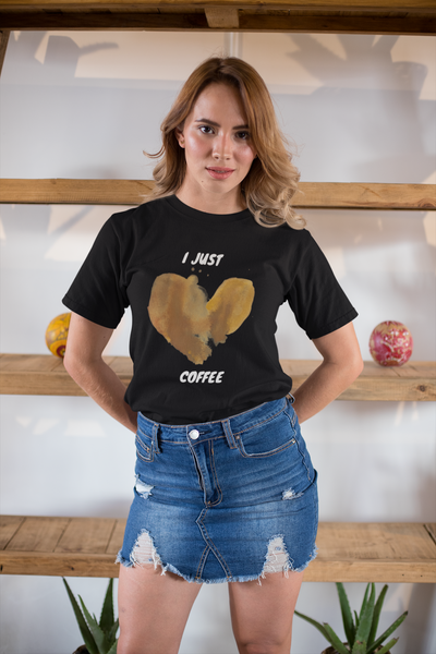 I just love coffee Unisex Cotton T-shirt